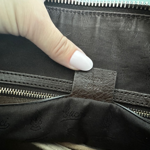 GUCCI GG Canvas Convertible Dome Satchel Bag & matching Continental Wallet - Picture 8 of 15